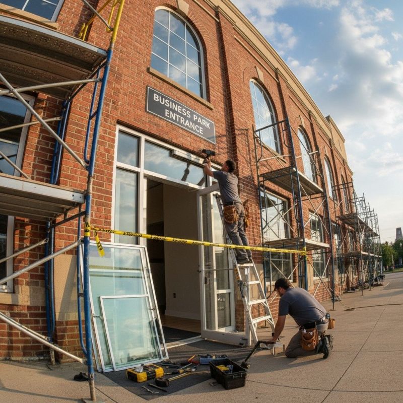 Storefront Door Replacement detail